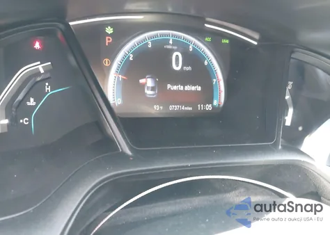 2021 Honda Civic Lx из США, поврежденный, VIN 2HGFC2F60MH537298